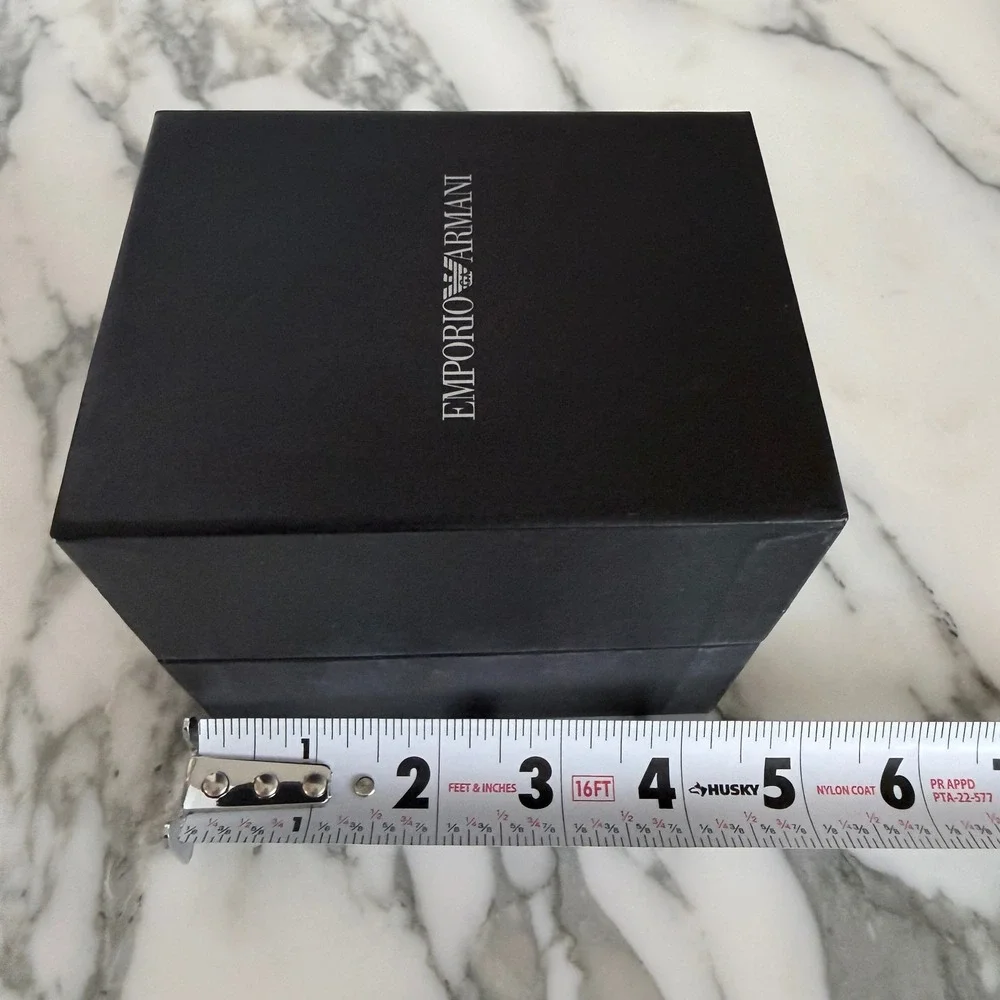 Emporio Armani Black Gift box Logo Matte Finish